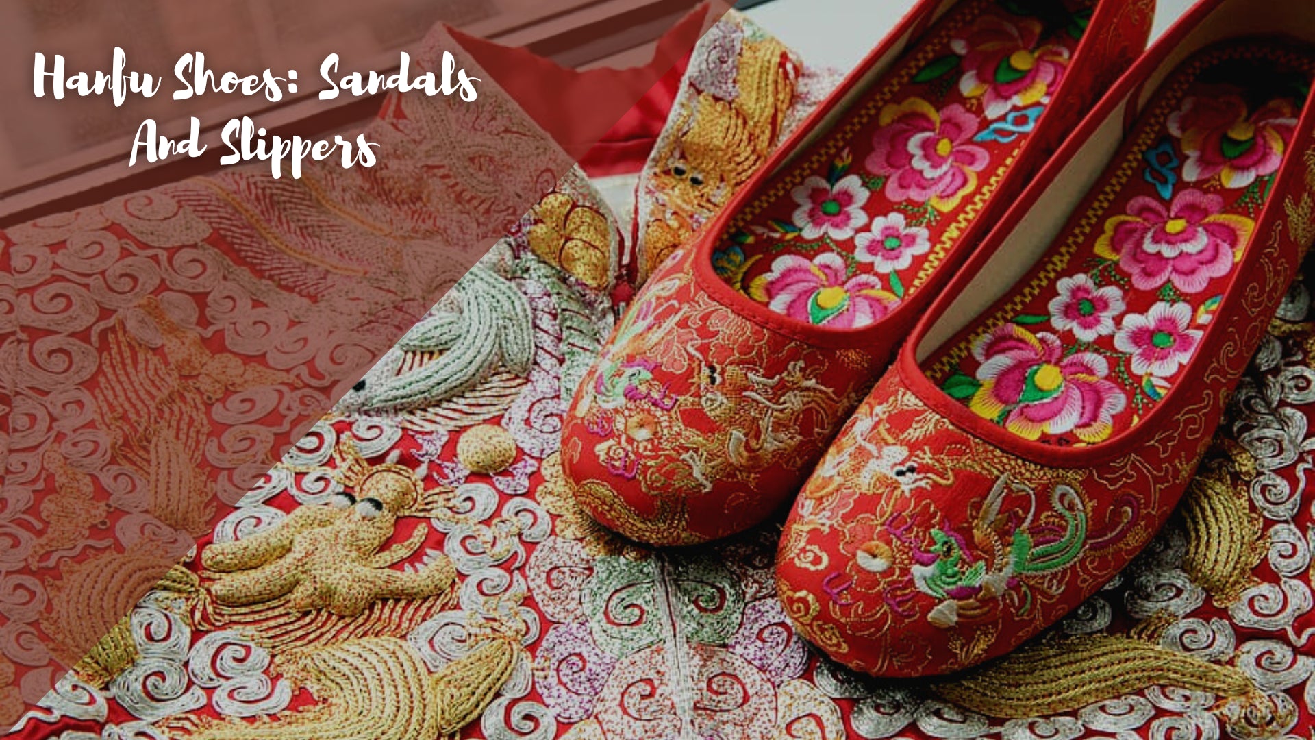 Traditional Chinese Shoes, China Handmade Linen Red Slippers, Ancient  Princess Cloth Shoes for Women