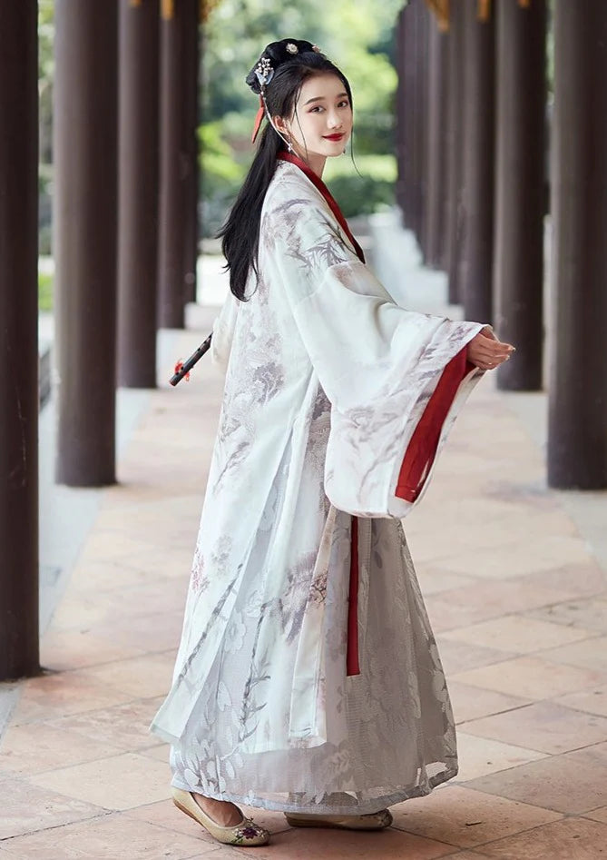 Ancient Silver Fox Style Hanfu for Women