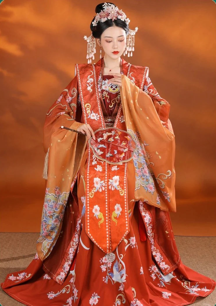 Red Song Hanfu Dress