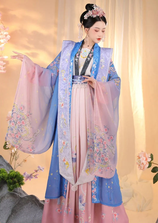 Peaceful Pink Song Dynasty Hanfu Dress