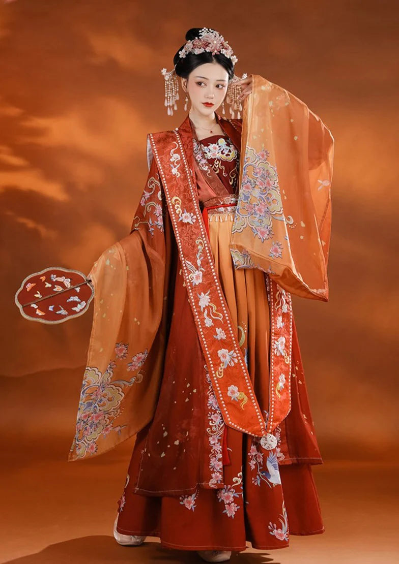 Red Song Hanfu Dress