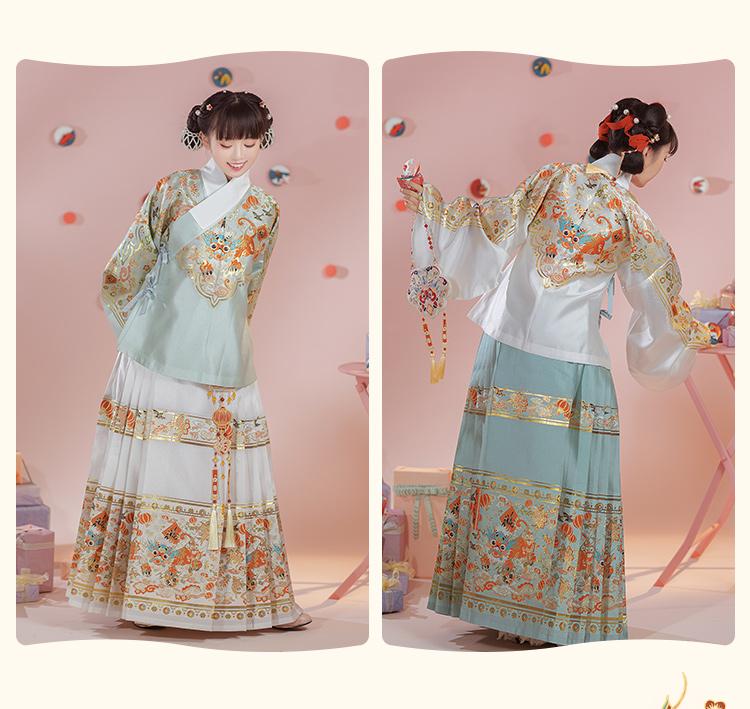 Han and Tan Dynasties Hanfu (Autumn and Winter Coat Skirts)