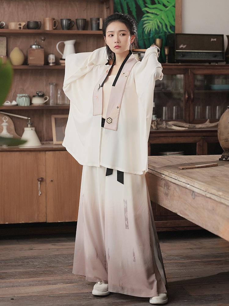 Hanfu Cardigan and Trousers (Summer Style)