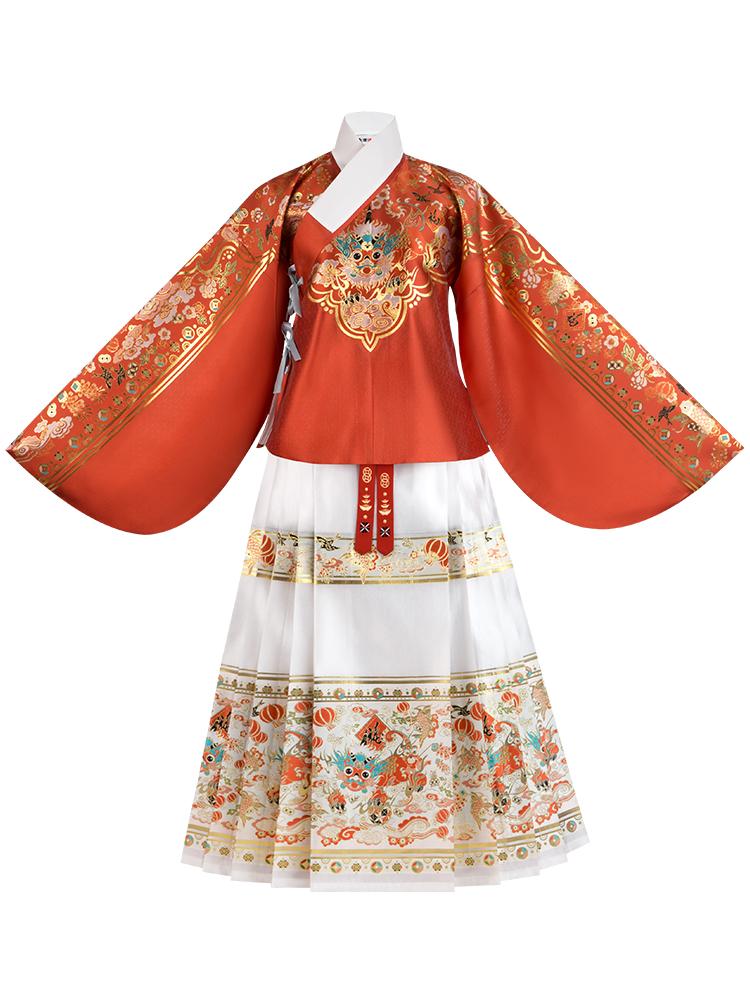 Han and Tan Dynasties Hanfu (Autumn and Winter Coat Skirts)