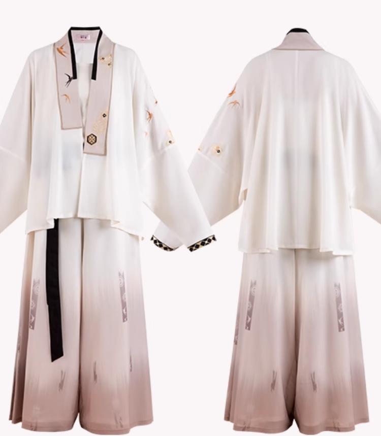 Hanfu Cardigan and Trousers (Summer Style)