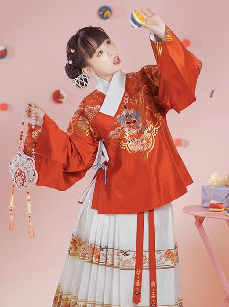 Han and Tan Dynasties Hanfu (Autumn and Winter Coat Skirts)