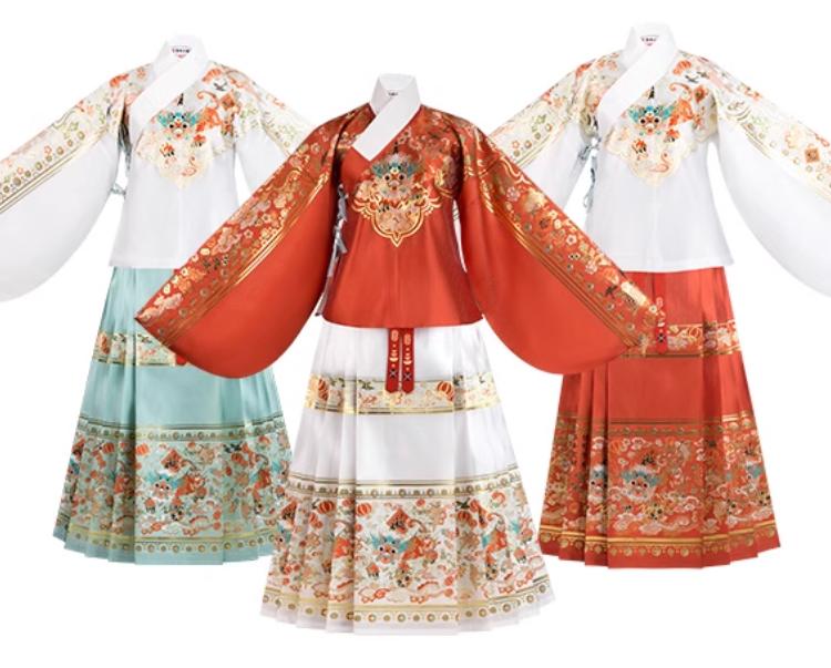 Han and Tan Dynasties Hanfu (Autumn and Winter Coat Skirts)