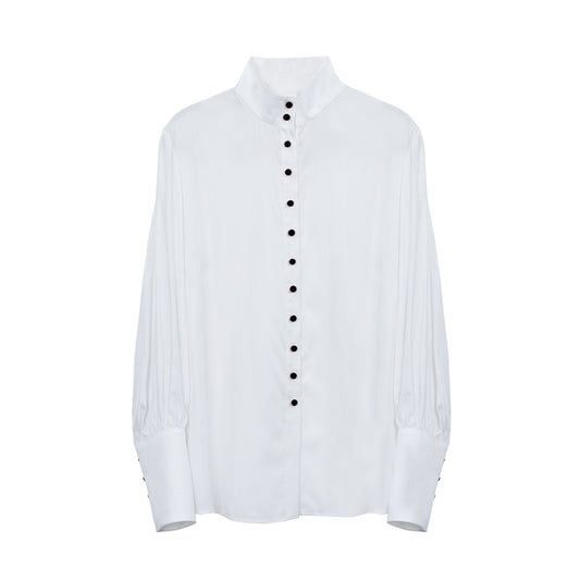 Chinese Style Stand Collar Shirt