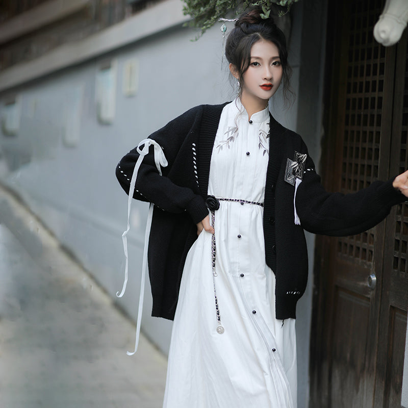 Ming Dynasty Knit Cardigan + Dress