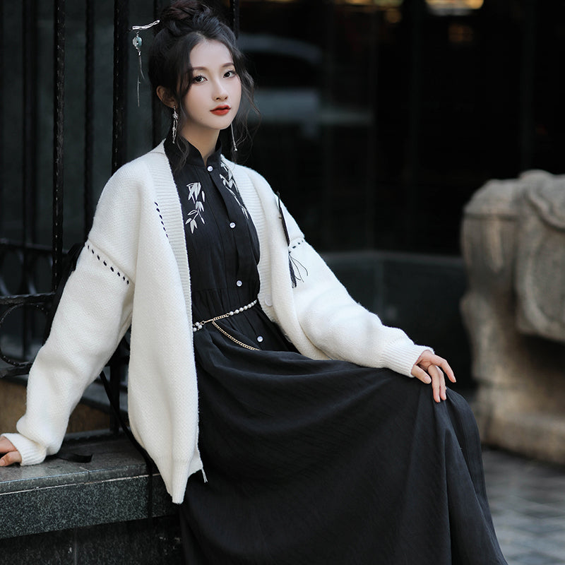 Ming Dynasty Knit Cardigan + Dress