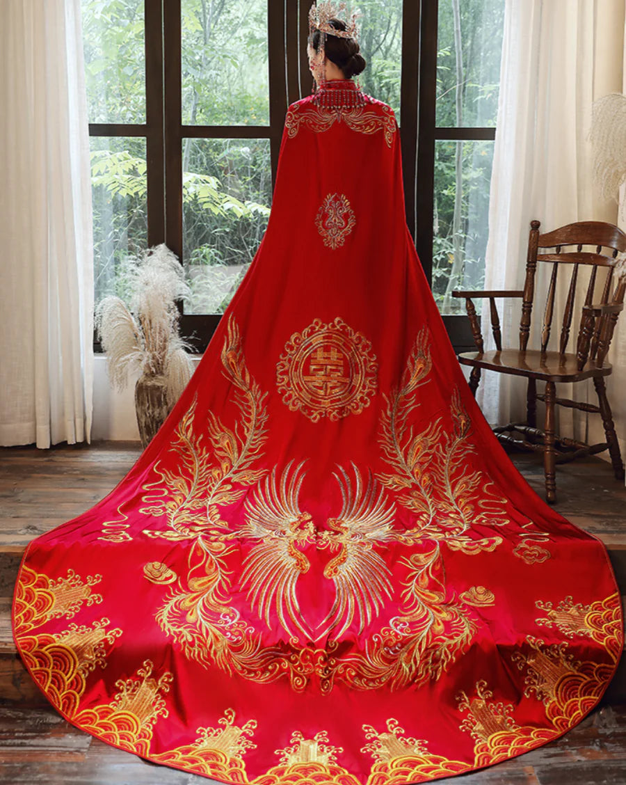 Red Phoenix Hanfu