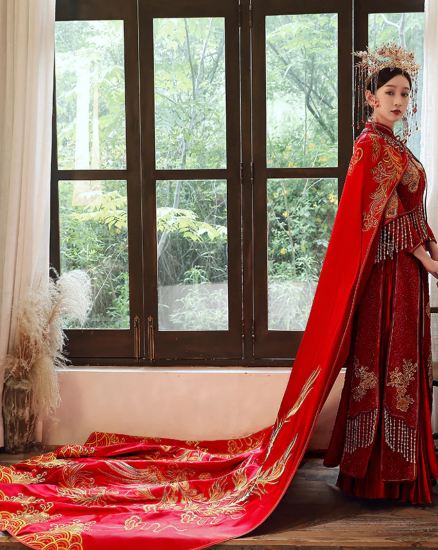 Red Phoenix Hanfu