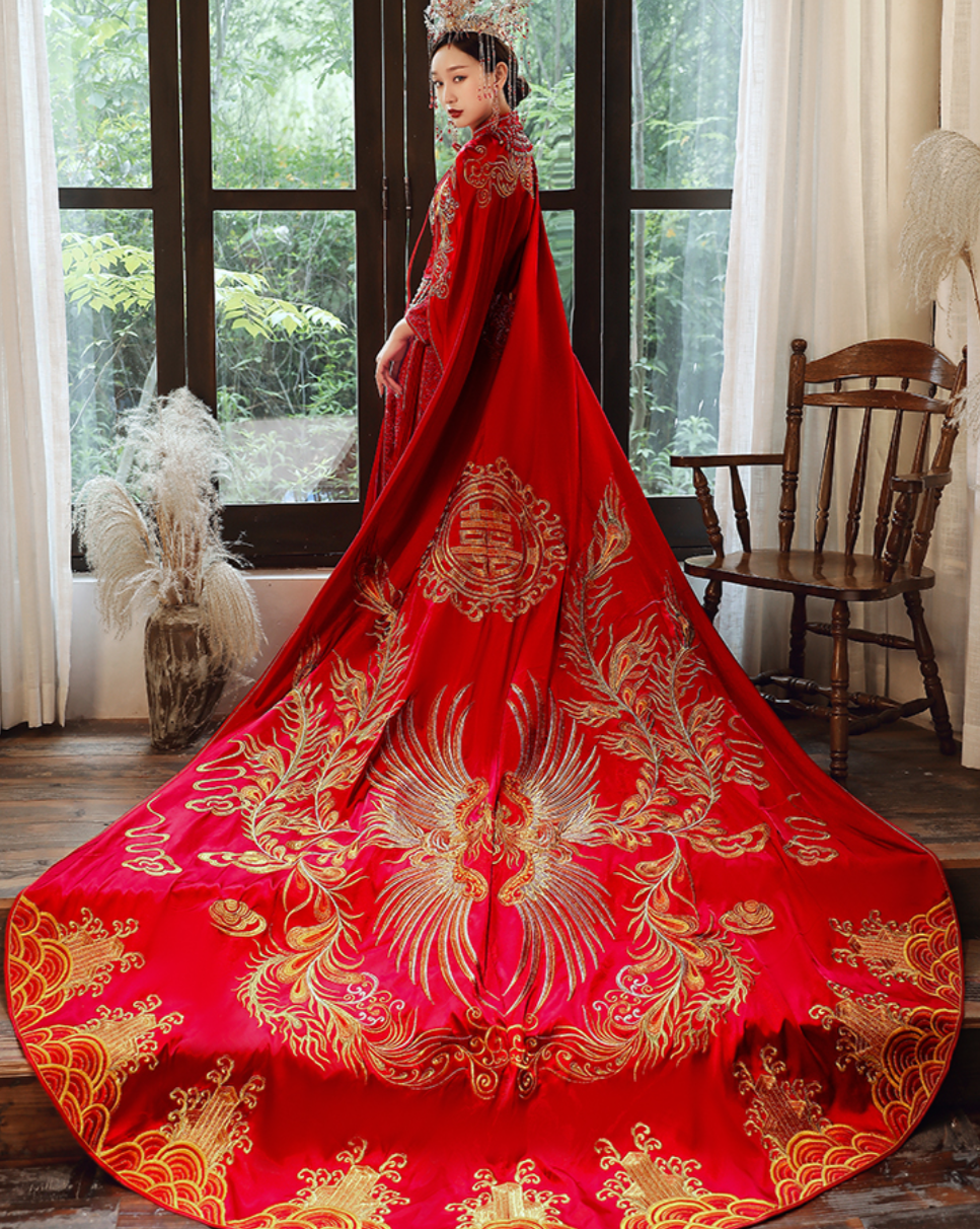 Red Phoenix Hanfu