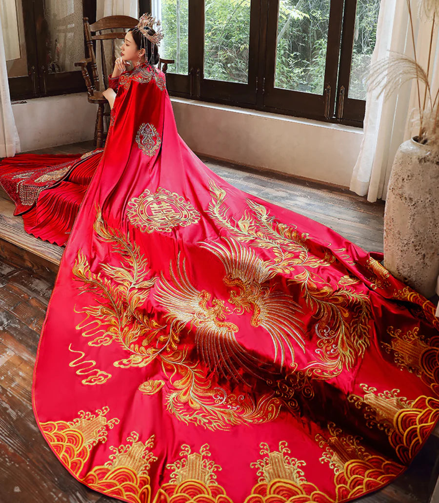 Red Phoenix Hanfu